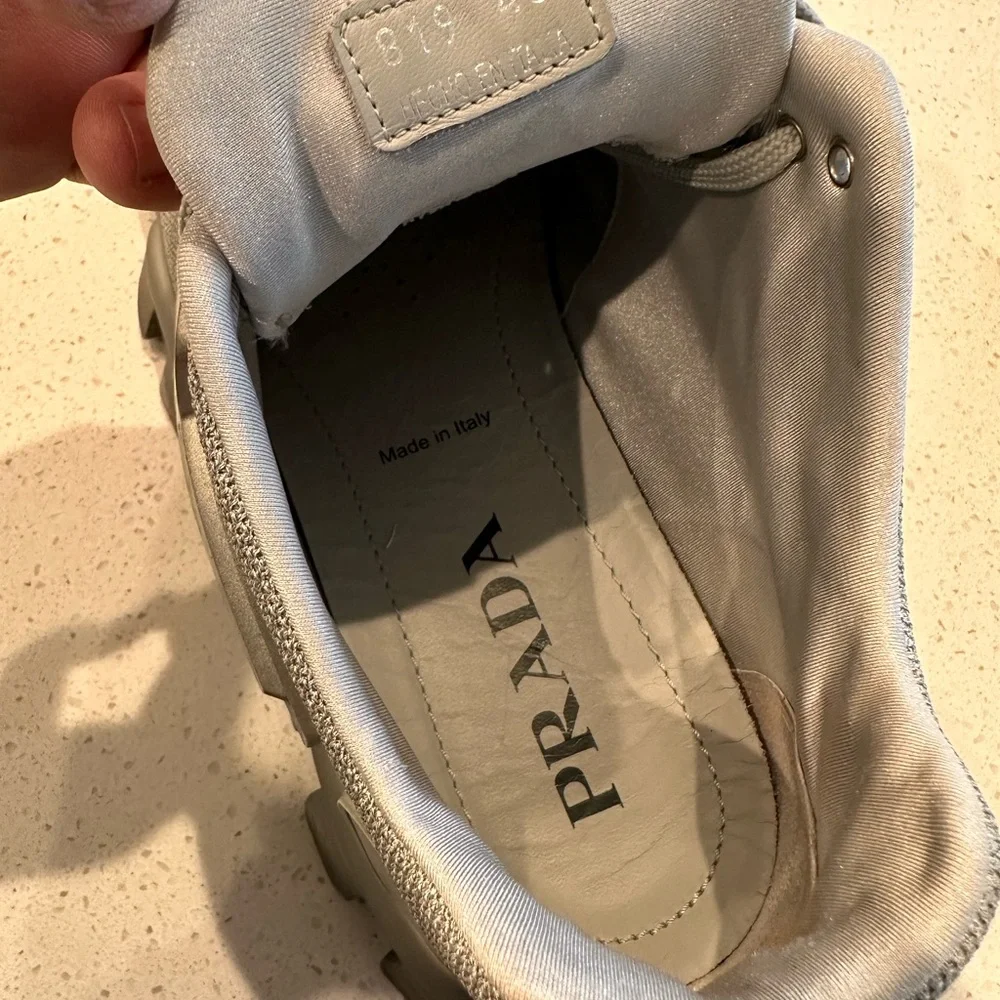 Prada Cloudbust Chunky Sneakers -Silver - Picture 8 of 12